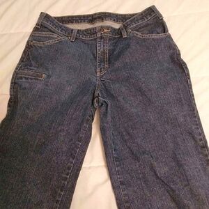 Dickies Women's 6 pocket Original Work Utility Straight Leg Denim Jean‎ 8 Tall.